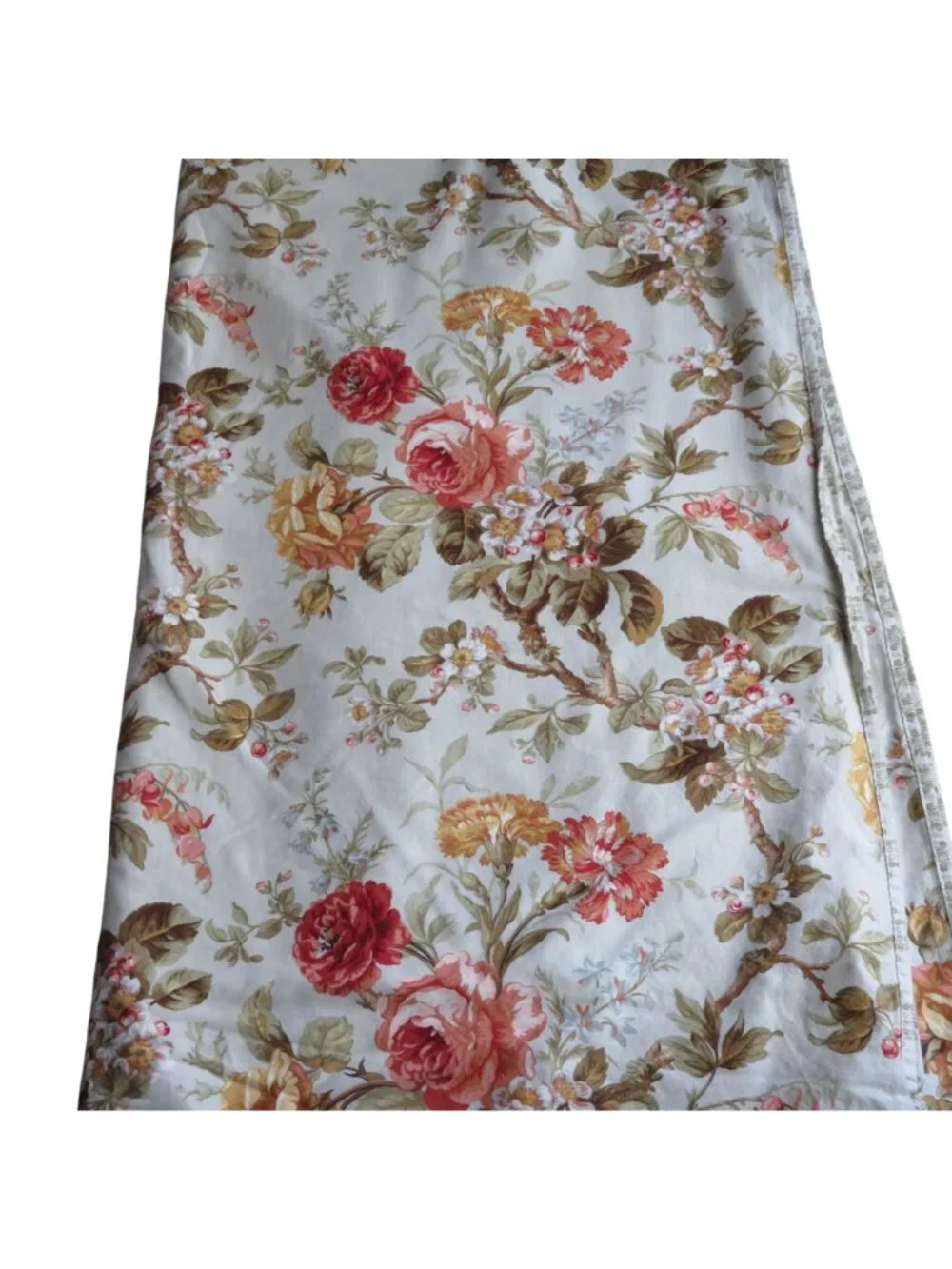 Charter Club Floral Reversible Cotton Sateen Duvet Cover Full/Queen